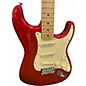 Used Fender Standard Stratocaster Candy Apple Red Metallic Solid Body Electric Guitar