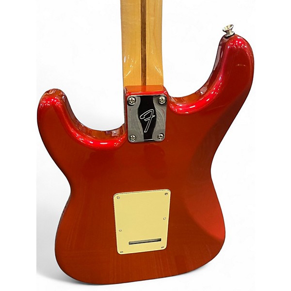 Used Fender Standard Stratocaster Candy Apple Red Metallic Solid Body Electric Guitar