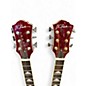 Used B.C. Rich Bich Double Neck Trans Red Solid Body Electric Guitar