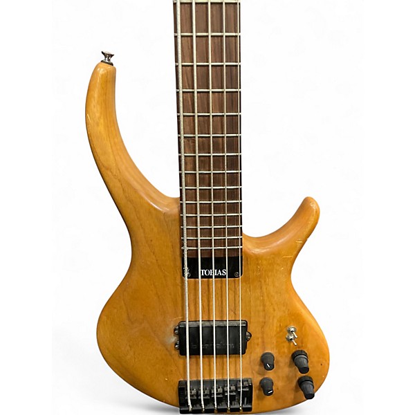 Used Tobias Growler 5 Natural Electric Bass Guitar