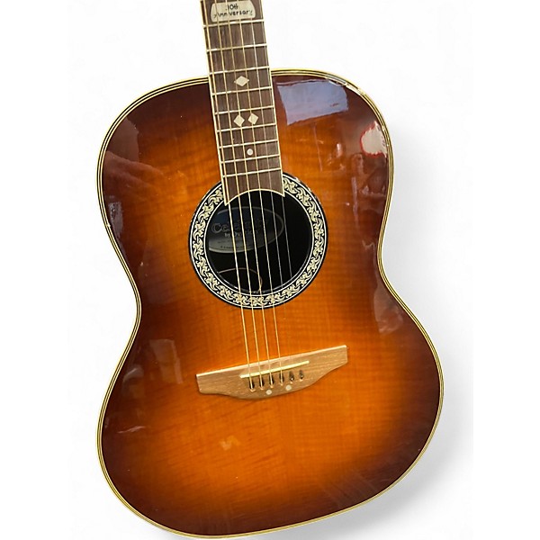 Used Ovation 30TH ANNIVERSARY CC167 CELEBRITY Honey Burst Acoustic Electric Guitar
