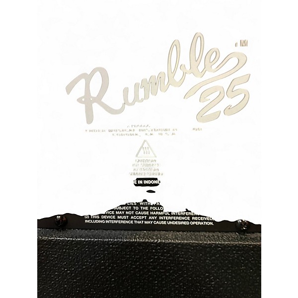 Used Fender Rumble 25 25W 1x10 Bass Combo Amp