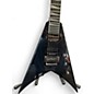 Used Jackson KVMGQ Pro King V Metallic Black Solid Body Electric Guitar