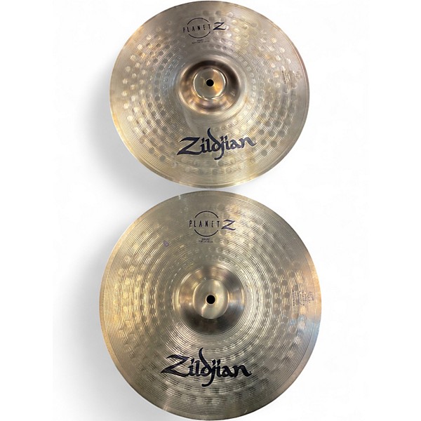 Used Zildjian 14in Planet Z Hi Hat Pair Cymbal