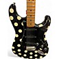 Used 2006 Fender BUDDY GUY STANDARD STRATOCASTER Black With White Polka Dots Solid Body Electric Guitar
