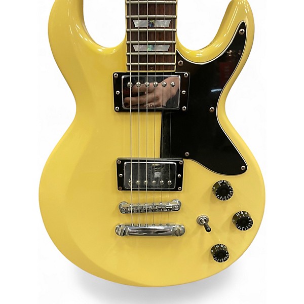 Used Schecter Guitar Research S1 White Solid Body Electric Guitar