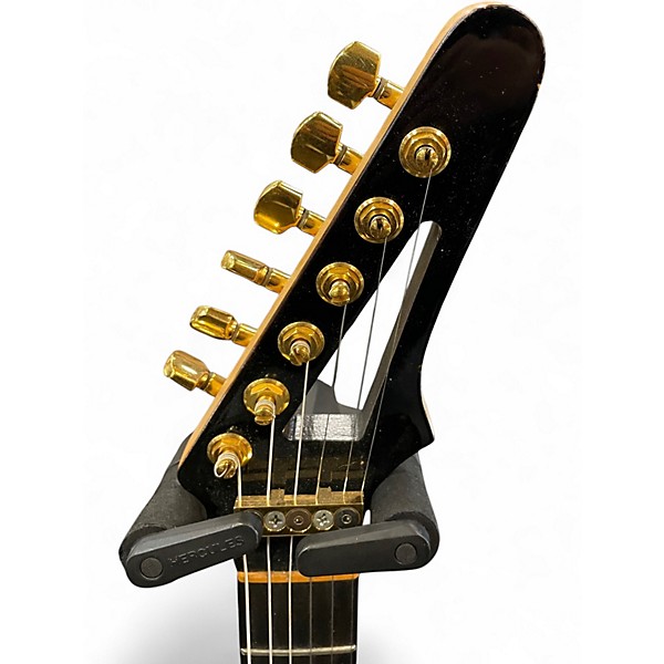 Vintage 1985 Schecter Guitar Research GENESIS ILLUSION G6 Black Solid Body Electric Guitar