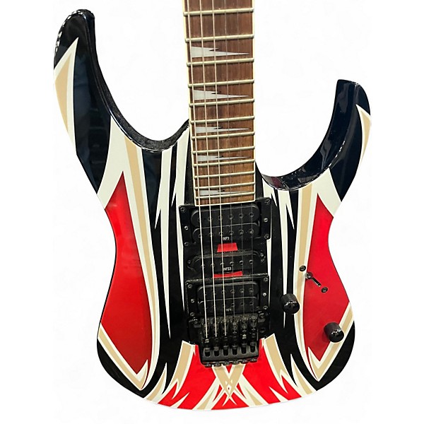 Used Ibanez RG370DXGP2 TRIBAL RED Solid Body Electric Guitar