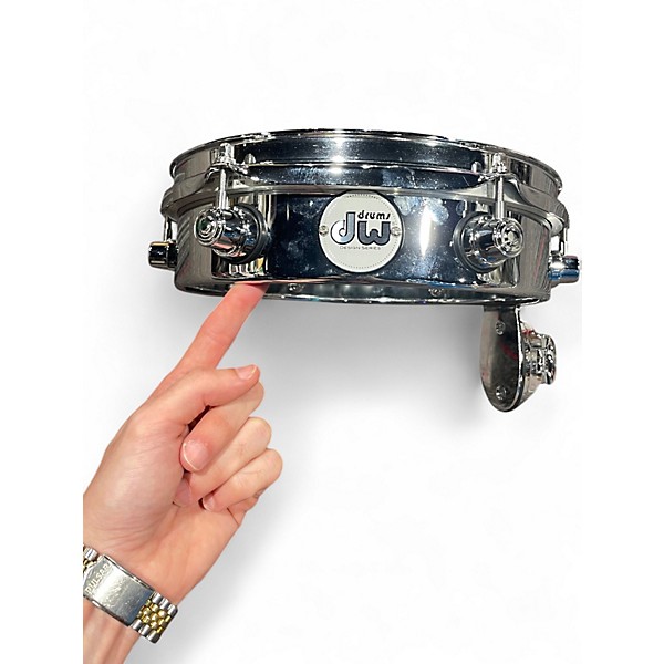Used DW 10in Piccolo Tom Chrome Drum