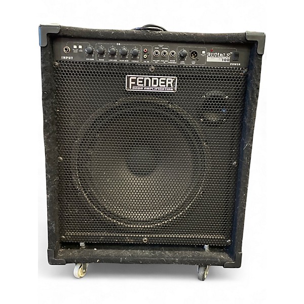 Used Fender Rumble 100 1x15 100W Bass Combo Amp