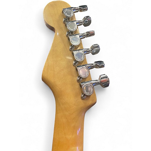 Vintage 1987 Fender Hardtail Stratocaster 3 Color Sunburst Solid Body Electric Guitar