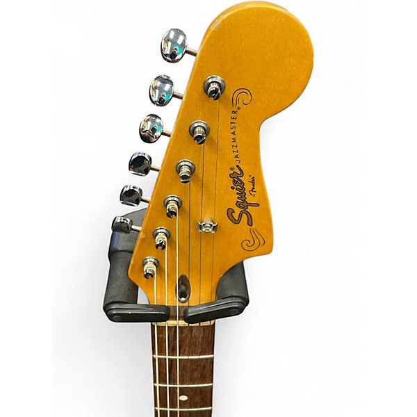 Used Squier J Mascis Jazzmaster Vintage White Solid Body Electric Guitar