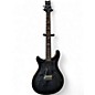 Used PRS SE Custom 24 Left Handed Trans Black Electric Guitar thumbnail