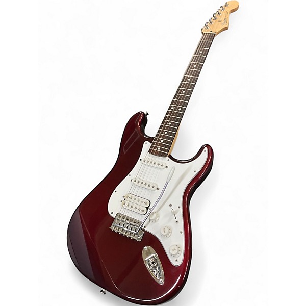Used Fender Standard Stratocaster HSS RED Solid Body Electric Guitar