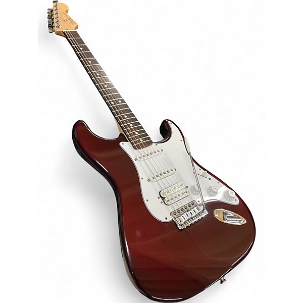 Used Fender Standard Stratocaster HSS RED Solid Body Electric Guitar