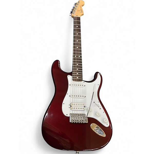 Used Fender Standard Stratocaster HSS RED Solid Body Electric Guitar