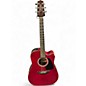 Used Takamine GD30CE Wine Red Acoustic Electric Guitar thumbnail