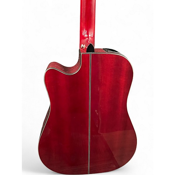 Used Takamine GD30CE Wine Red Acoustic Electric Guitar