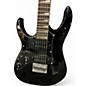 Used Ibanez GDTM21 Mikro Left Handed Black and Silver Electric Guitar