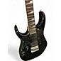 Used Ibanez GDTM21 Mikro Left Handed Black and Silver Electric Guitar