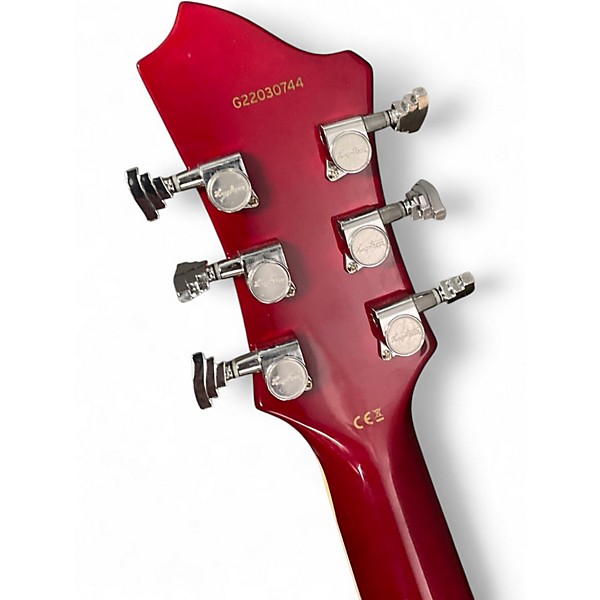 Used Hagstrom Tremar Viking Deluxe Red Hollow Body Electric Guitar