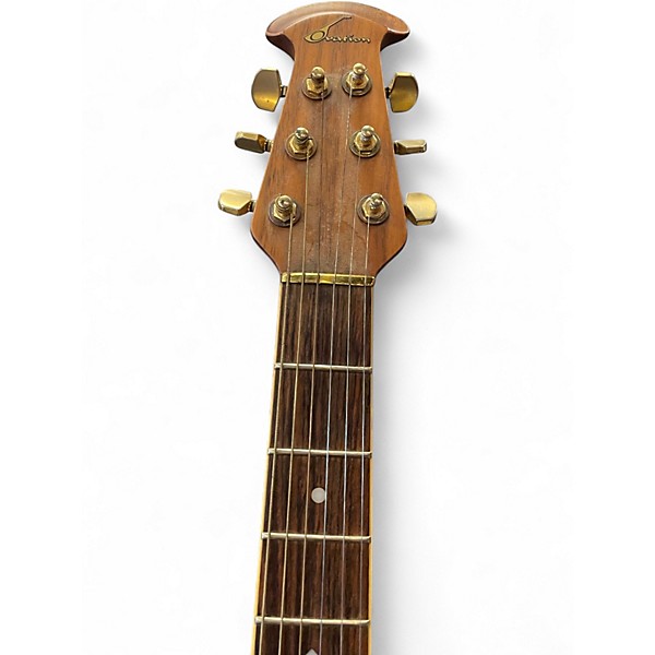 Used Ovation CS257 Celebrity Red Acoustic Electric Guitar