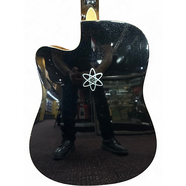 Used Randy Jackson Studio Acoustic Electric Black Acoustic Electric Guitar