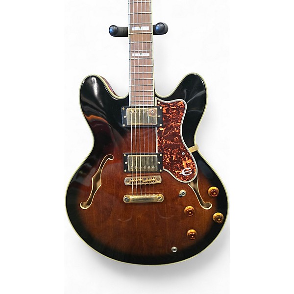 Used Epiphone Sheraton II Vintage Sunburst Hollow Body Electric Guitar