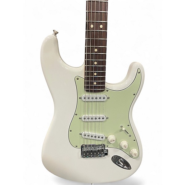 Used Fender Player Stratocaster HSS Polar White Solid Body Electric Guitar