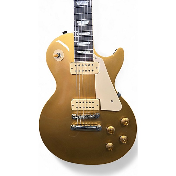 Used Gibson Les Paul Standard Gold Solid Body Electric Guitar