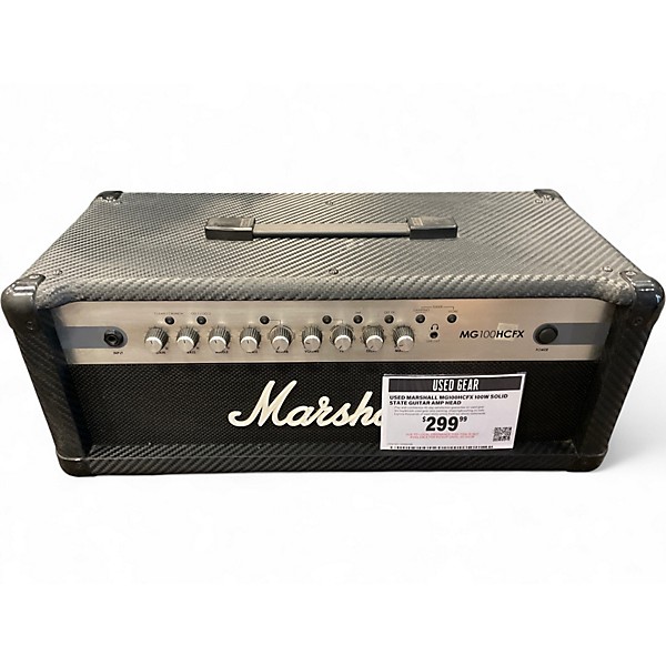 Used Marshall MG100HCFX 100W Solid State Guitar Amp Head