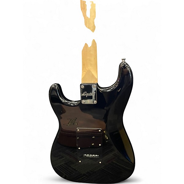 Used Fender Stratocaster Squier Black Solid Body Electric Guitar