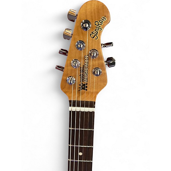 Used Ernie Ball Music Man STINGRAY ELECTRIC GUITAR Black Solid Body Electric Guitar