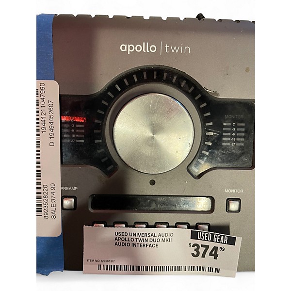 Used Universal Audio Apollo Twin Duo MKII Audio Interface