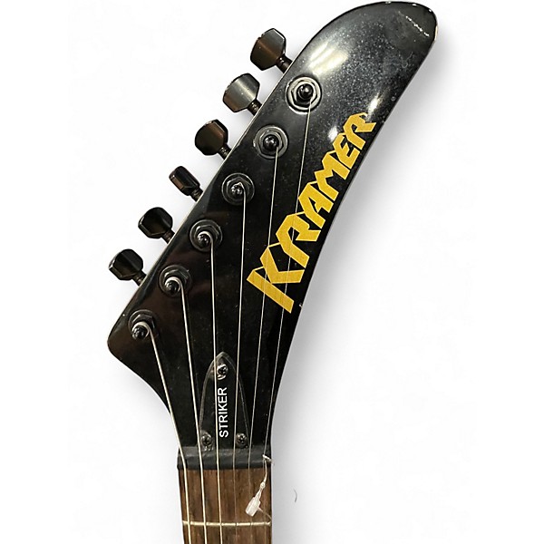 Used Kramer STRICKER Black Solid Body Electric Guitar