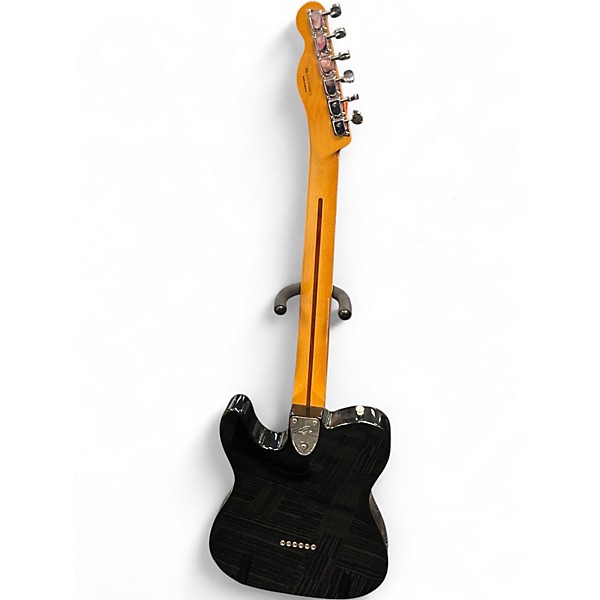 Used 2019 Fender Vintera '70s Telecaster Custom Trans Black Solid Body Electric Guitar