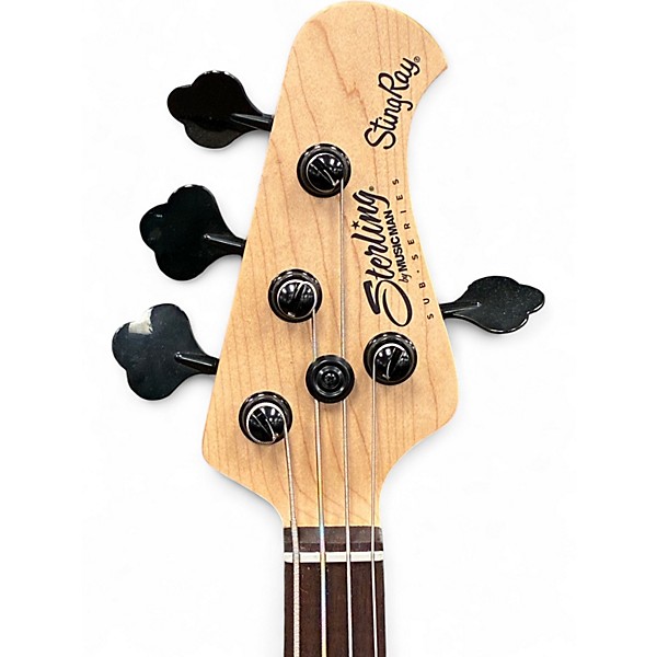Used Sterling by Music Man S.U.B. StingRay RAY4HH Stealth Black Electric Bass Guitar