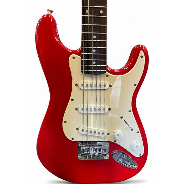 Used Squier Mini Affinity Stratocaster Red Electric Guitar