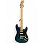 Used Fender Player Stratocaster HSS Plus Top Blue Burst Solid Body Electric Guitar thumbnail