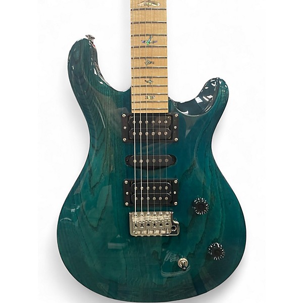 Used PRS SE Swamp Ash Special Blue Solid Body Electric Guitar