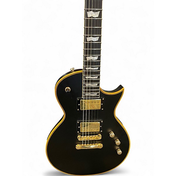 Used ESP ESP 1000 DELUXE Black and Yellow Solid Body Electric Guitar