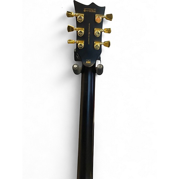 Used ESP ESP 1000 DELUXE Black and Yellow Solid Body Electric Guitar