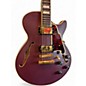 Used D'Angelico Deluxe SSSP Plum Hollow Body Electric Guitar