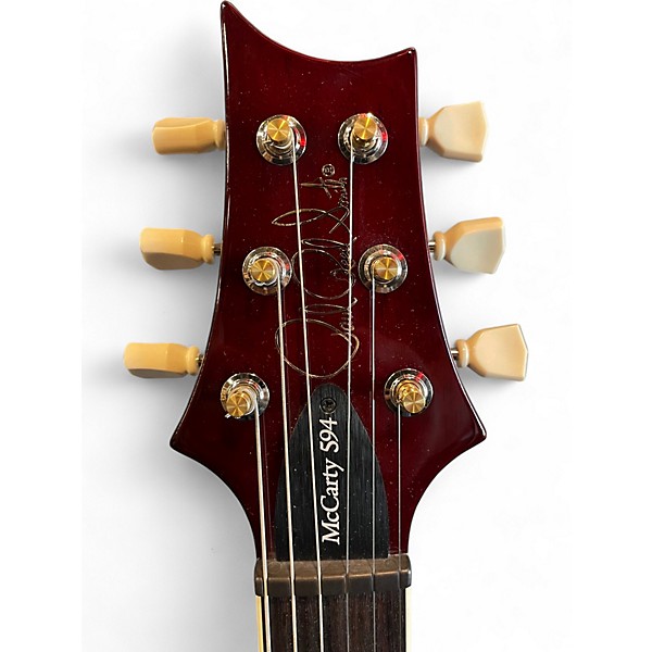 Used PRS S2 McCarty 594 Fire Red Burst Solid Body Electric Guitar