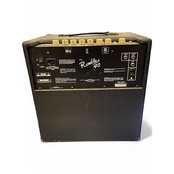 Used Fender Rumble V3 40W 1x10 Bass Combo Amp