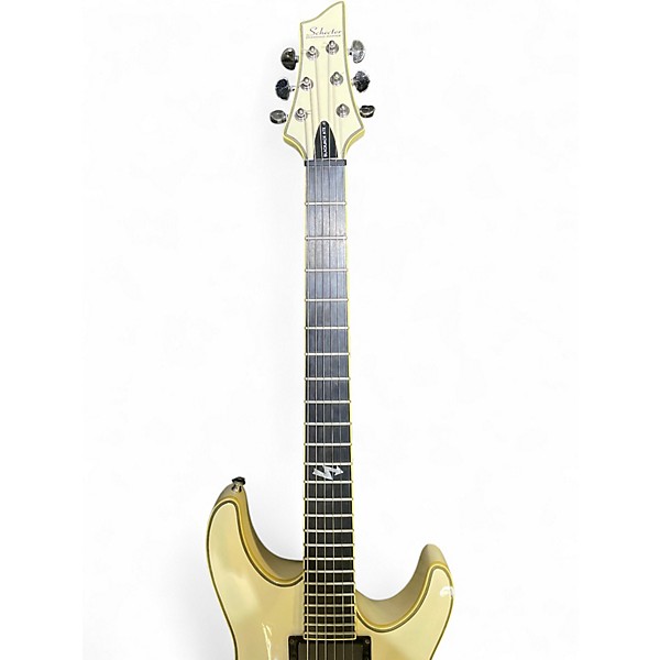 Used Schecter Guitar Research Blackjack ATX White Solid Body Electric Guitar