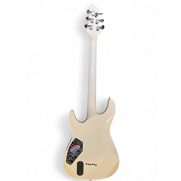 Used Schecter Guitar Research Blackjack ATX White Solid Body Electric Guitar