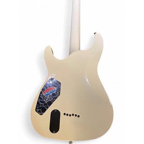 Used Schecter Guitar Research Blackjack ATX White Solid Body Electric Guitar