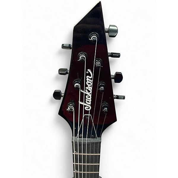 Used Jackson JS22-7 Dinky 7 String Black Solid Body Electric Guitar