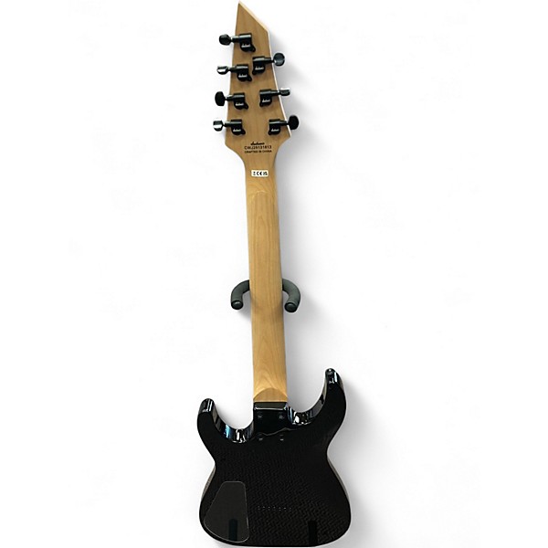Used Jackson JS22-7 Dinky 7 String Black Solid Body Electric Guitar